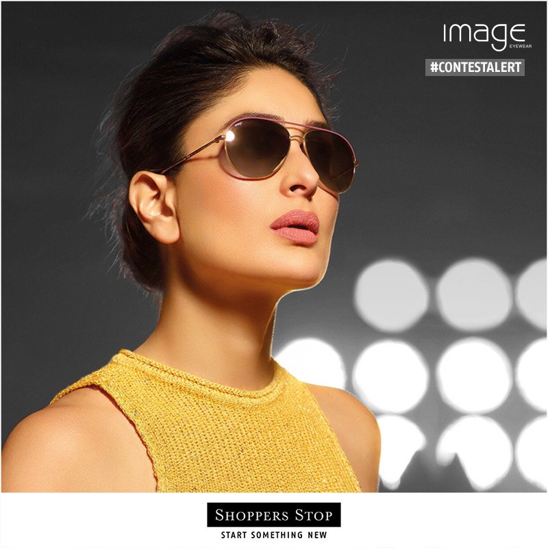 #ContestAlert You think you got it in you to twin with the best? Take a picture with a pair of shades just like #KareenaKapoorKhan here & post it using the hashtag #TwinToWin Tag 3 friends below, tell them why you should win 5 winners get to win a pair of shades by #ImageEywear