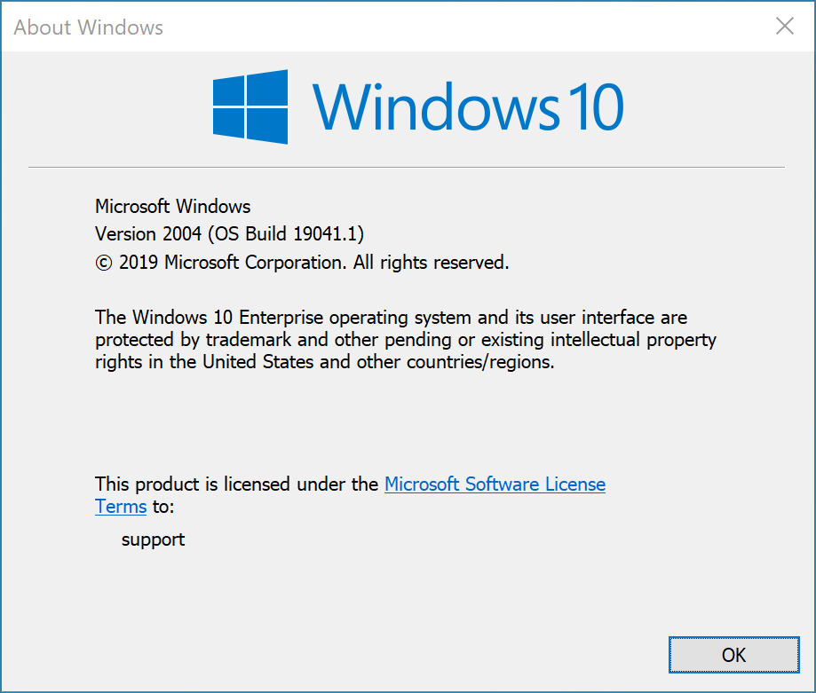 byteben's tweet photo. Now this is going to make folk question how much they drank the night before #Windows10 #V2004 https://t.co/r2mXhBMjrJ