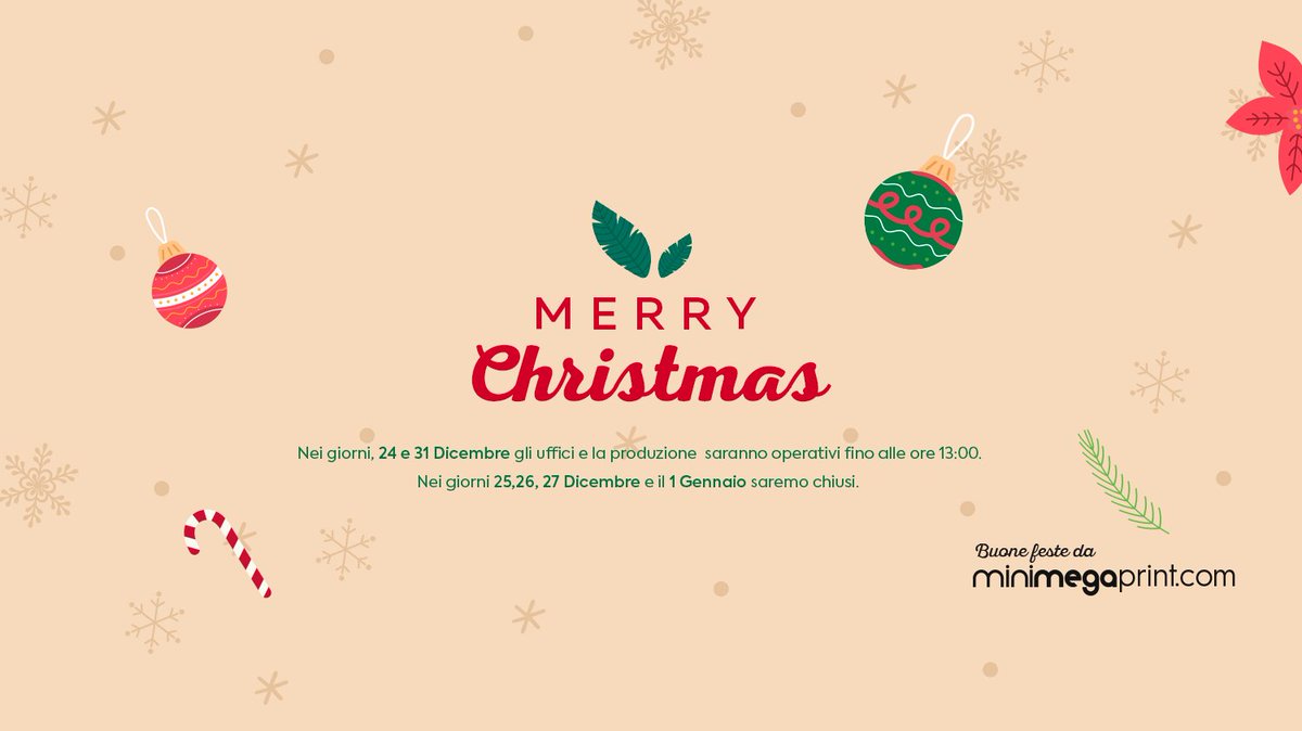 #Natale è in arrivo! Buone feste da #minimegaprint 🎄