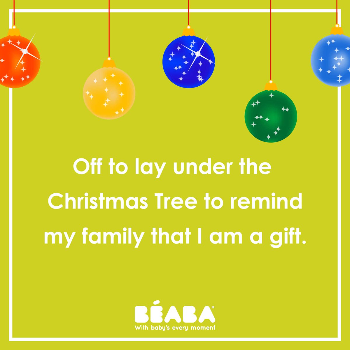 Shoutout to us parents this Christmas, we really out do ourselves each year.

From all of the Beaba Team, we wish you a very merry Christmas.