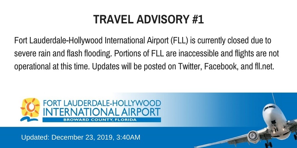 FLLFlyer's tweet photo. Travel Advisory https://t.co/OTl4Nfzfj3