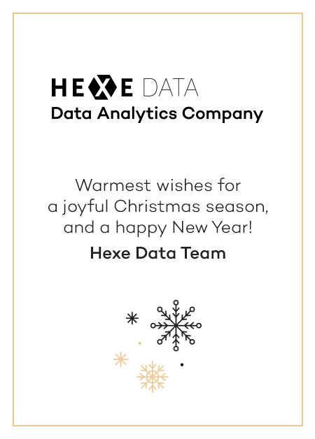 HexeData's tweet photo. We wish you a warm and joyful #Christmas season, and a happy #NewYear! 😊🌟 https://t.co/sK8KoHZ3kQ