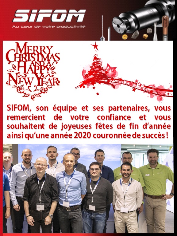SIFOM_FRANCE's tweet photo. @SIFOM_FRANCE, son équipe et ses partenaires, vous remercient de votre confiance et vous souhaitent de joyeuses fêtes de fin d’année ainsi qu’une année 2020 couronnée de succès ! https://t.co/NxO2u2ol9A