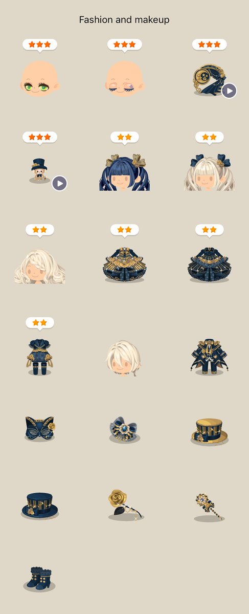 line play gothic doll