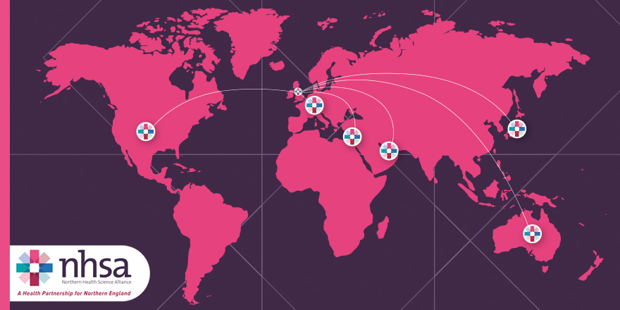 The_NHSA's tweet photo. The NHSA has grown its international presence significantly
to draw attention to health science excellence in the North.

In the last few years, we’ve taken the North’s health research strength global with visits to Asia, USA, Australia, Dubai, Israel &amp; Europe.

#NHSAhighlights https://t.co/b4c4eziZkg