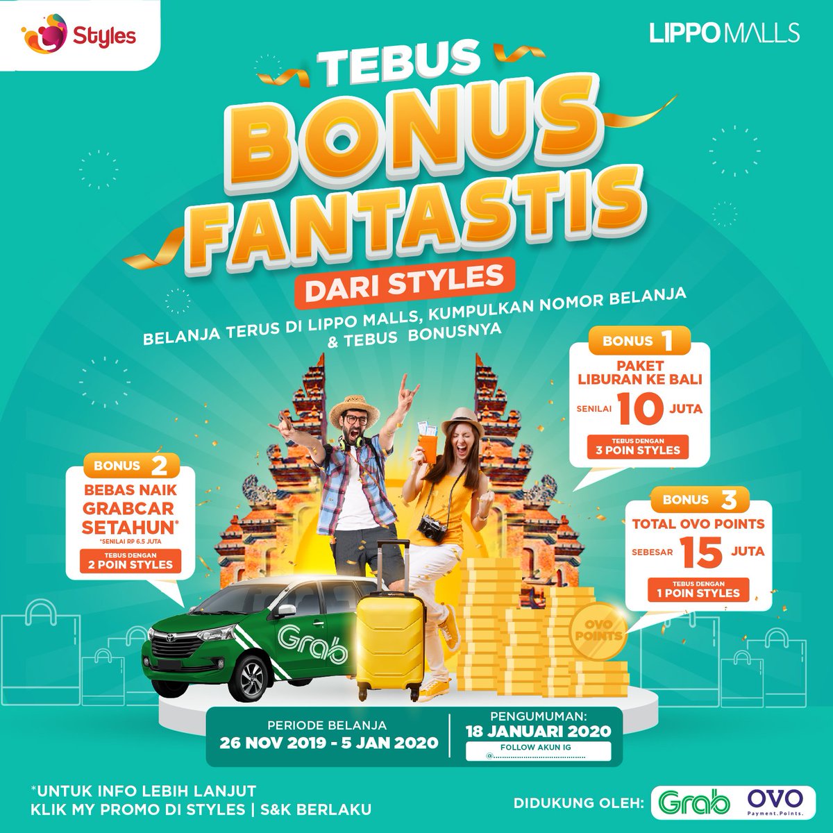 Tebus bonus fantastis..mantull..