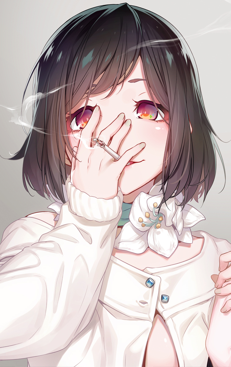 「白くて苦い子と、黒くて甘い子を描きました。お好みで。 」|ニリツのイラスト