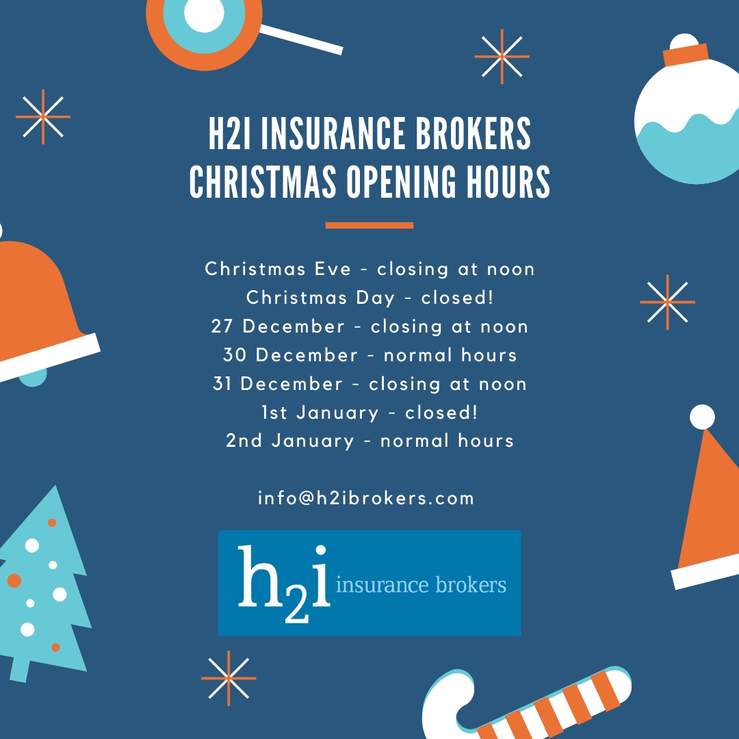 Our h2i office's opening hours for Christmas!
Obviously, we are on call for our customers if they have an emergency! 
#h2iinsurancebrokers #commercialinsurance #businessinsurance #openinghours #Christmastime