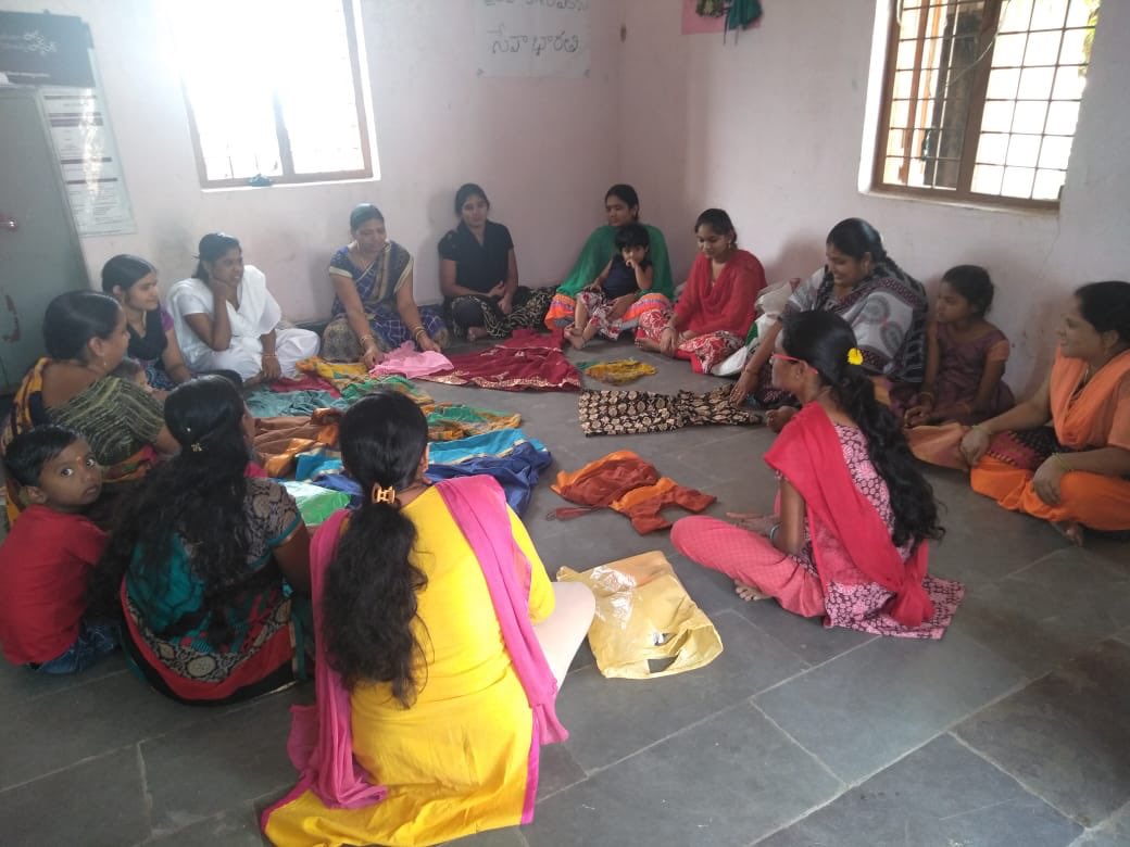 #WomenCanLead Kaushalam vrutthi Vidya centre / women  #SkillDevelopment center at Cherlapally
Sankhya: 14
Training: Fabric design & tailoring Lehanga & jacket 🧥 
#WomenEmpowerment
☀️#KindlingHope
🌏 Sevabharathi.org