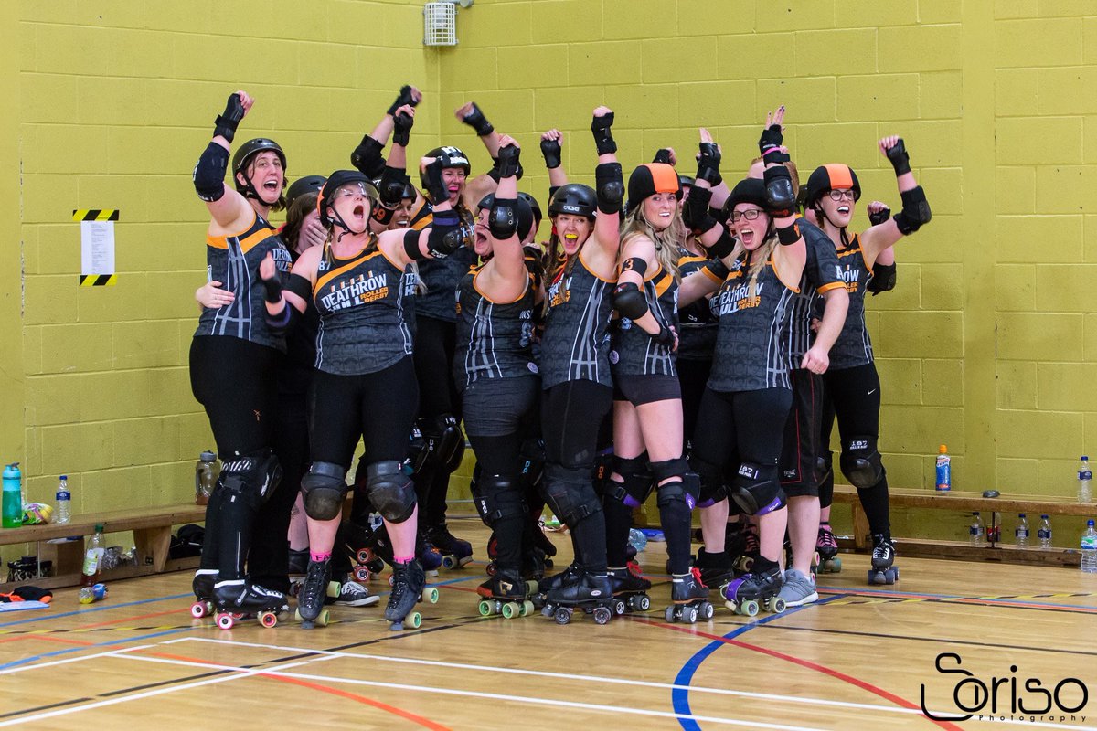 DeathrowHull's tweet photo. 🖤 Deathrow’s Greatest Hits 🖤
Day 23: The story of ‘unofficial’ to ‘final score’ and the longest two minutes in our history. 
#deathrowhull #yorkminxters #rollerderby #inmatesonskates #hull #evolution #allofus #wearetheoneswevebeenwaitingfor #thehuddle https://t.co/tmlhVWFhWb
