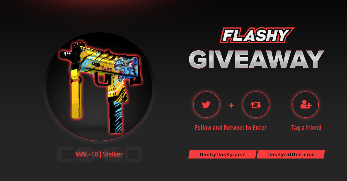 flashyflashycom's tweet photo. 🎅 24H GIVEAWAY !!! 🎁 MAC-10 Stalker !

To win:
🎄 Visit to support us: https://t.co/Fonu6EuBpu
🎄 Visit for more raffles: https://t.co/6wGFU9Dz1D
🎄 Retweet
🎄 Follow us
🎄 Turn on twitter notifications

#flashyflashy #giveaway #csgoskins #CSGOGiveaway https://t.co/1FT32yAmHt