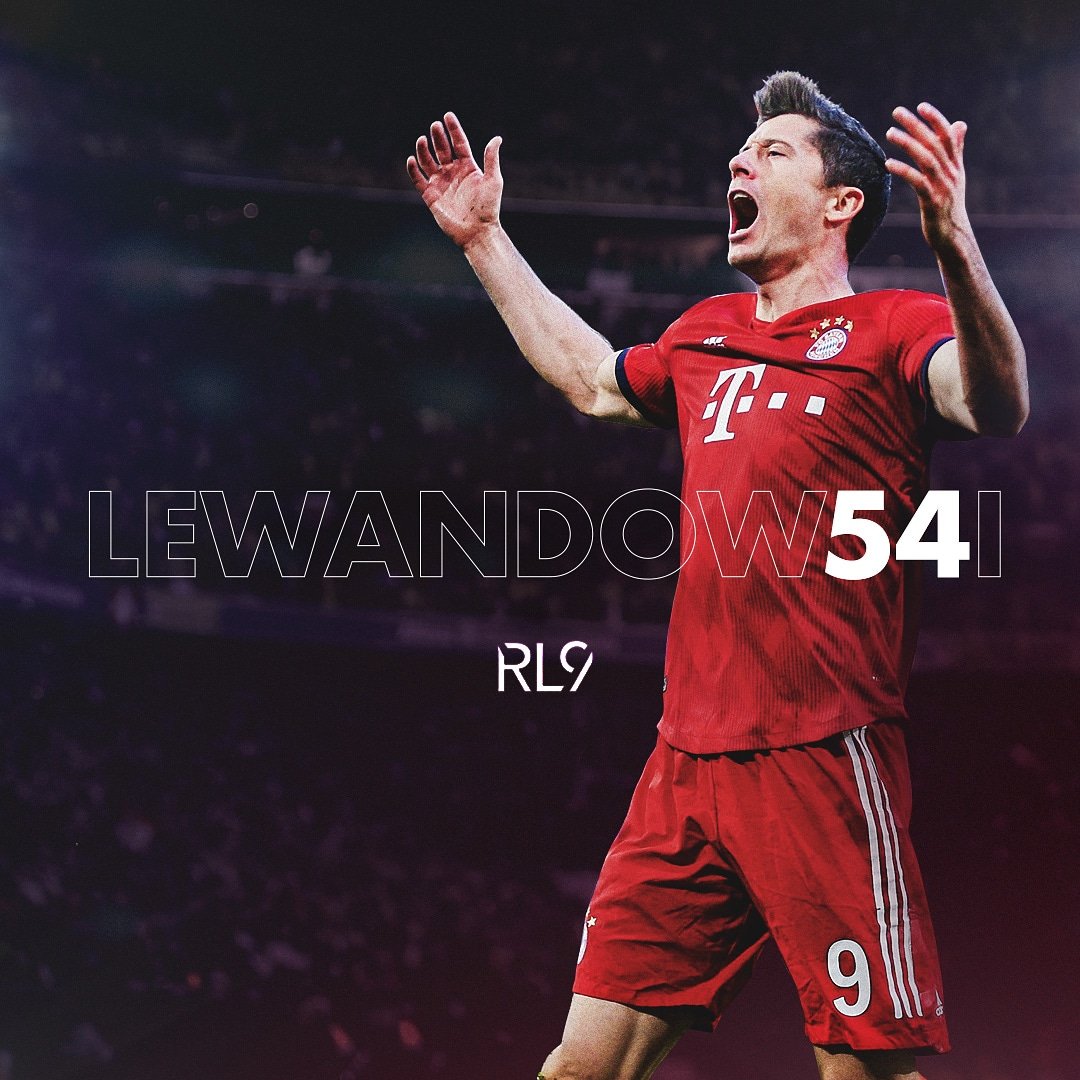 lewy_official's tweet image. 5️⃣8️⃣ games / 5️⃣4️⃣ goals ⚽😎 #2019