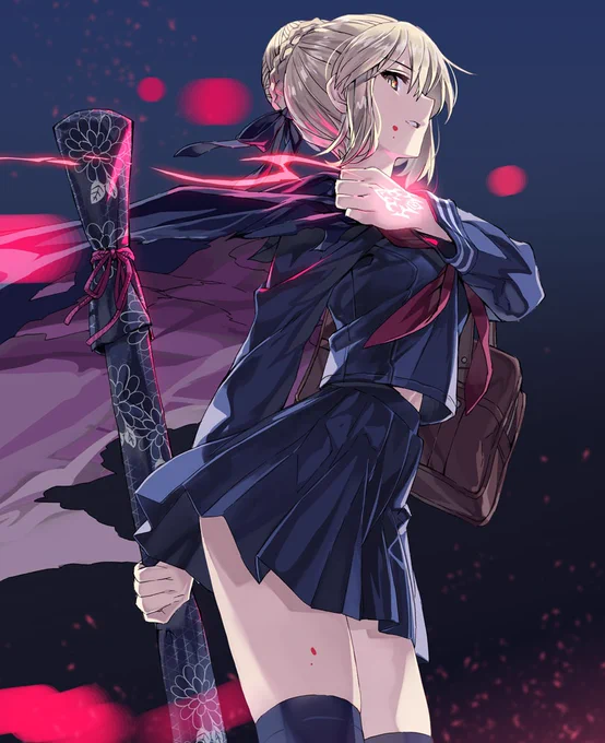 マスターアルトリア・オルタ
#Fate #TypeMoon #FGO #FateGO 