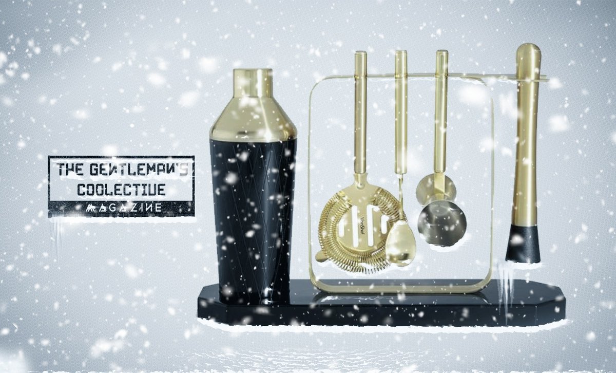 tgcmag's tweet photo. Black/Gold Cocktail Set featured on The Gentleman's Coolective's #the12gearsofchristmas - check it out https://t.co/GSylX84LX4
> > @vonshef #christmas #christmasgifts #lastminutegifts #irishmensmagazine #giftguide #themixologist #drinkup #servingware #cocktailglasses #presents🎁 https://t.co/kBdkgTHBi1