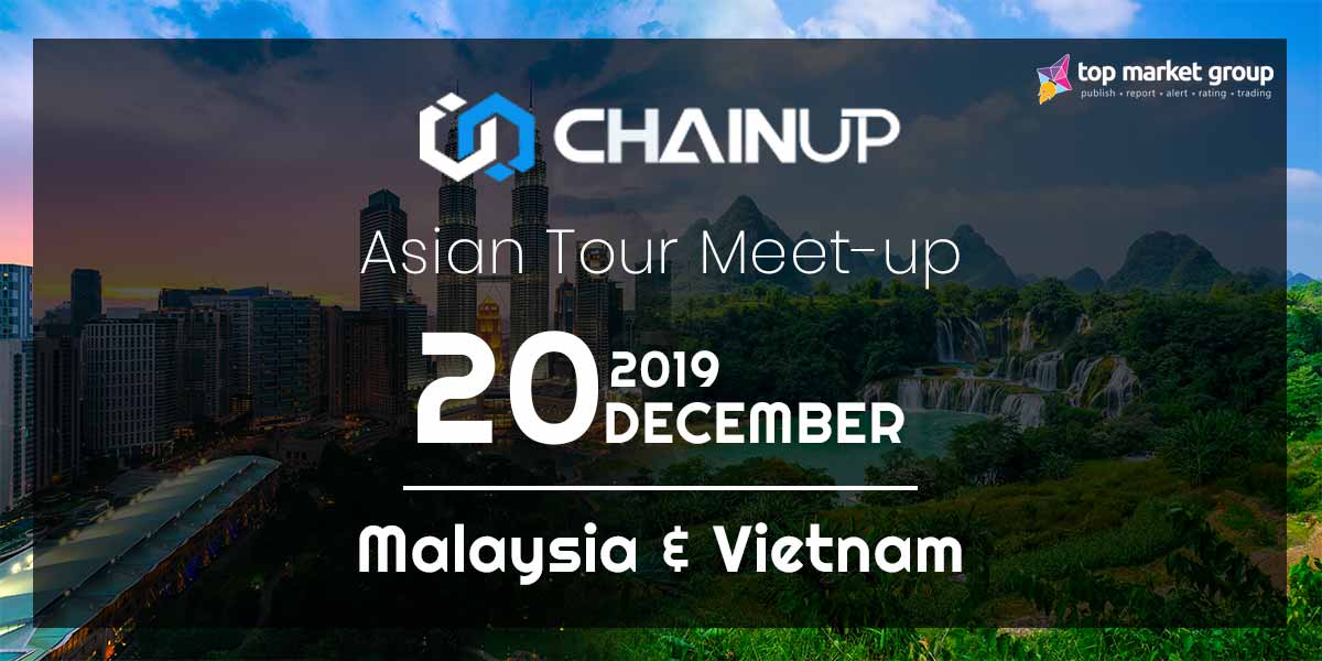 “Chain-ging the World” — ChainUP Concludes Asian Tour Meet-up in Malaysia &amp; Vietnam

Click Here: bit.ly/2sh8FGz

#CHAINUP #Blockchain #Malaysia #Crypto #Development
#MalaysiaBlockchain #CryptocurrencyExchange #events 
<a href="/ChainUPOfficial/">ChainUp</a> <a href="/topmarketgroup/">topmarketgroup.com</a> .