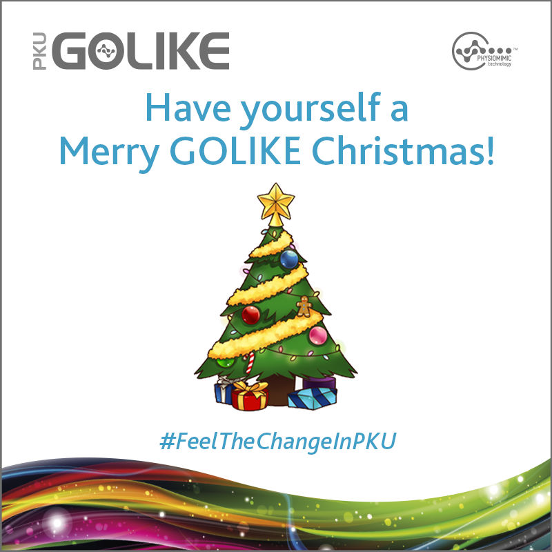 GOLIKEmetabolic's tweet photo. From the #GOLIKE teams in Switzerland, Italy and Germany: #MerryChristmas and happy holidays to the #PKUcommunity around the world!
#PhysiologicalAbsorption #QualityOfLife #JoinTheEvolution https://t.co/MiNFr9iBtk