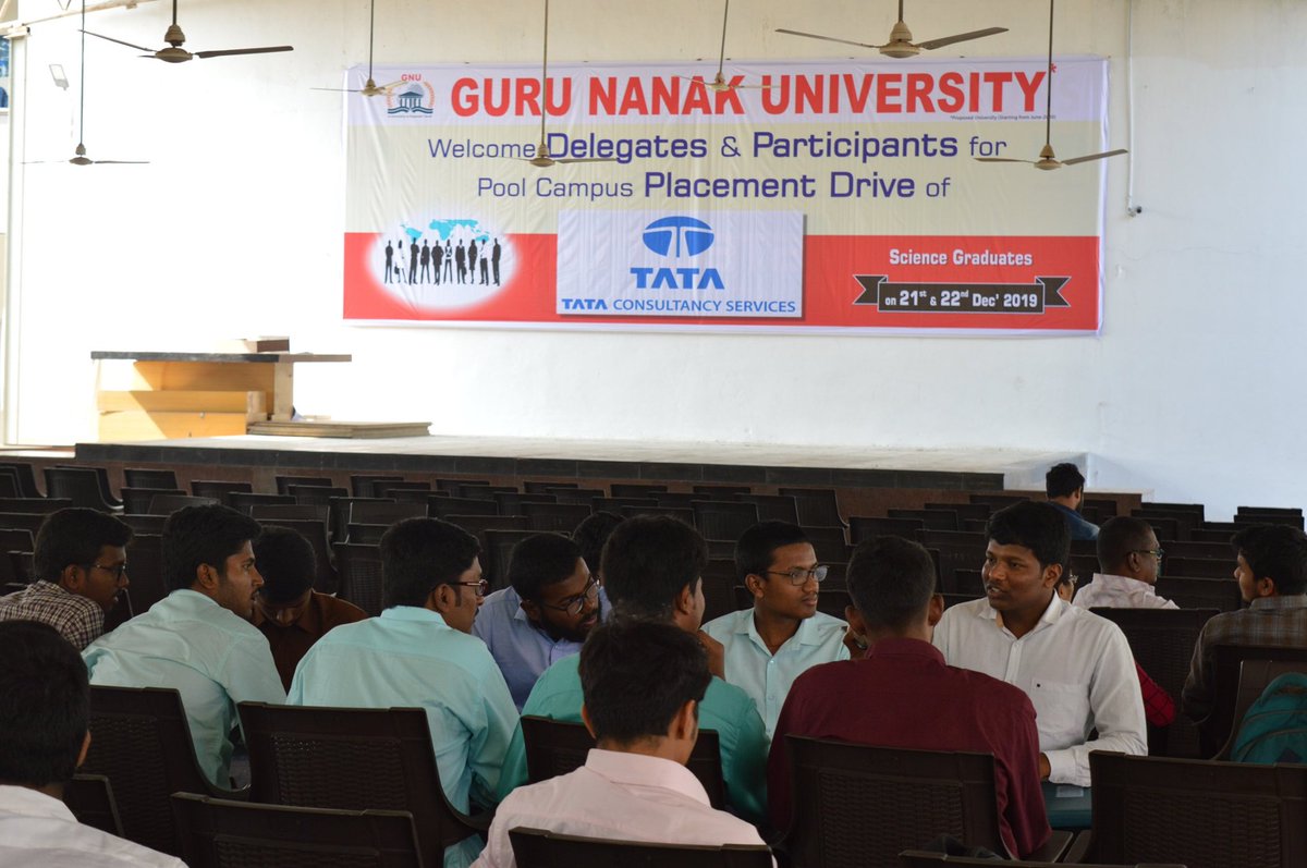 GNInstitutions's tweet photo. Guru Nanak University hosted #POOLCAMPUSDrive of TCS at its premises for Science Graduates on 21st and 22nd December 2019, 1700 students are participating in this drive
#GuruNanakUniversity #GNU #GNIT #GNITC #GNI #CampusDrive #CampusJob #CampusInterviews #CampusSelection https://t.co/OrBVaaXkjd