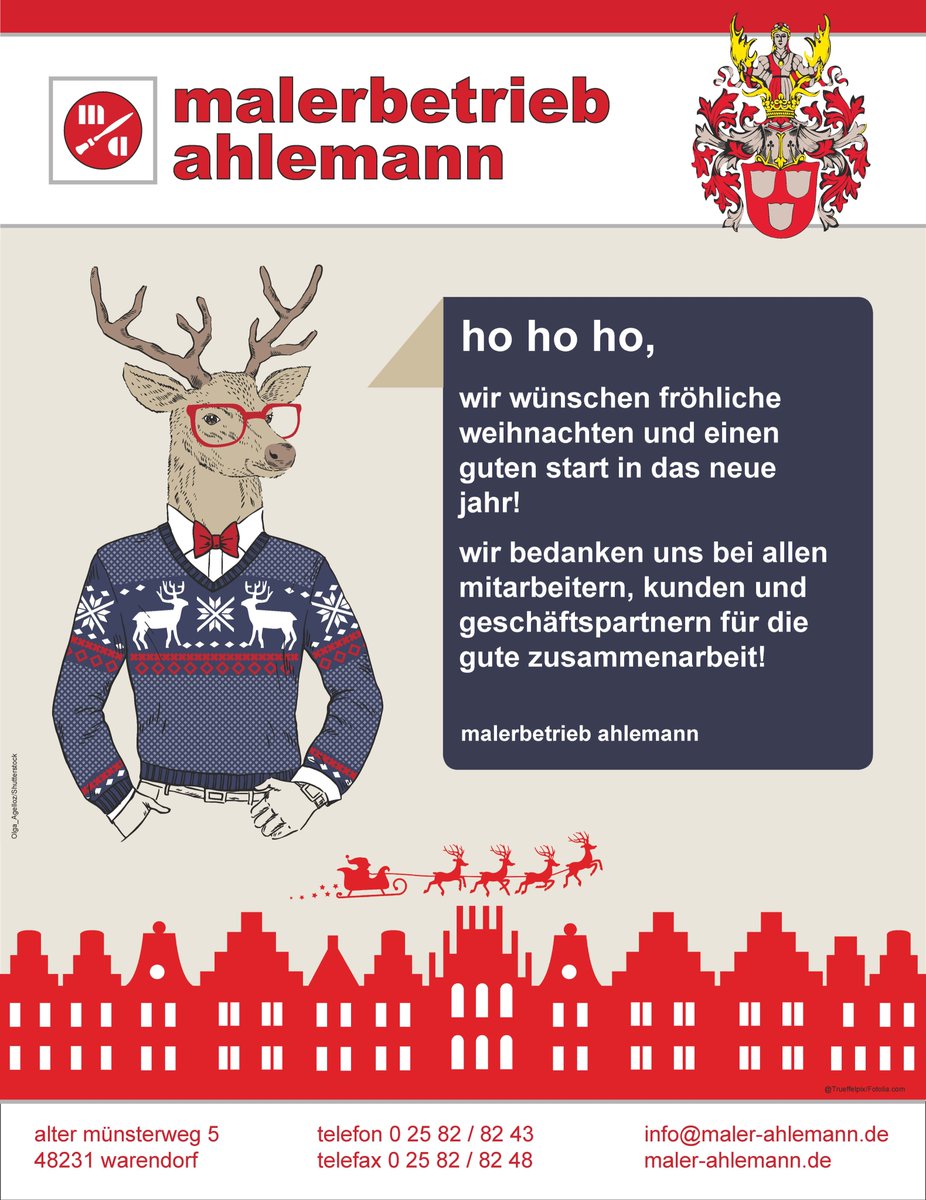 malerahlemann's tweet photo. 🎄🎅wir wünschen fröhliche weihnachten und alles gute für 2020 #merrychristmas #weihnachten #neuesJahr  eure ahlemänner https://t.co/et1M4aOWny