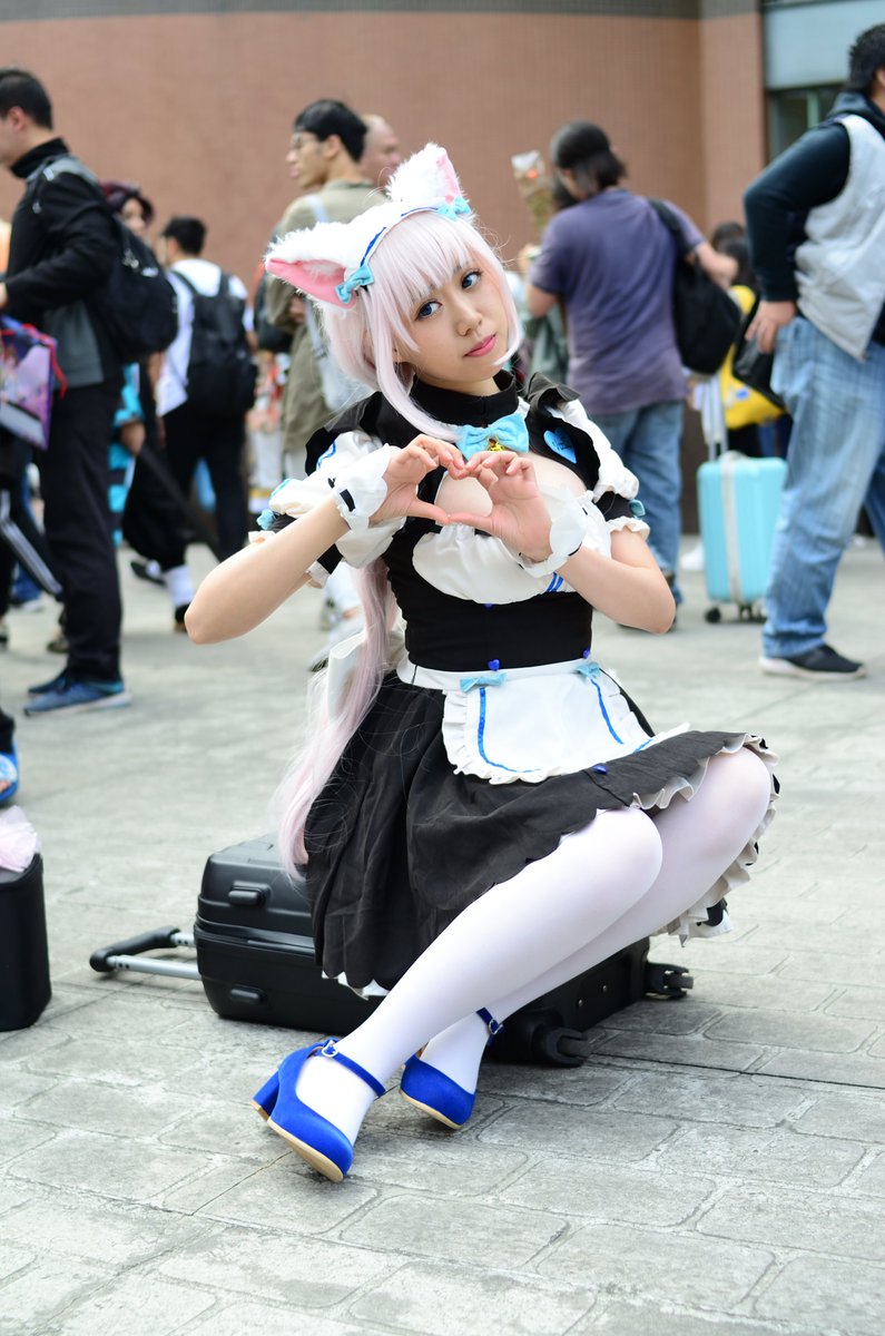tonari_mouse's tweet photo. 20191214　CWT53　Day1
バニラ：ゆうらん（@YuLan_TWcosplay ）
📷：隔壁的滑鼠
#コスプレ #CWT53 #ネコぱら 
#バニラ https://t.co/kVj0EzSVdG