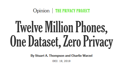 GerasimosB's tweet photo. NYT article on smartphone tracking,"we reported on smartphone tracking in the past. But never with a data set so large"

https://t.co/F5Hd4vQtvl https://t.co/XHmYJ43iBm