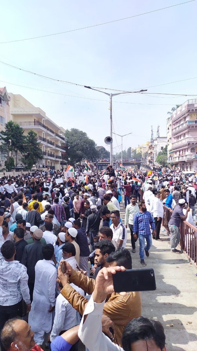 SamiKhan_IBT's tweet photo. The protests were carried out peacefully with no reports of violence. 

#CAAProtest #CAAProtestRally @ibtimes_india https://t.co/r9fhv1FDYZ