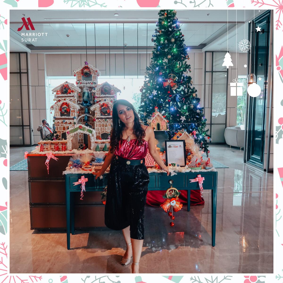 SuratMarriott's tweet photo. The countdown to Christmas festivities have begun and we are ready to welcome you. Indulge in sumptuous traditional brunch. Don’t miss to capture a priceless holiday selfie with our Xmas tree! Picture credits: @thegluttonandtheo
#SuratMarriott #MarriottHotels @auro_hotels https://t.co/rWHAqioyuU