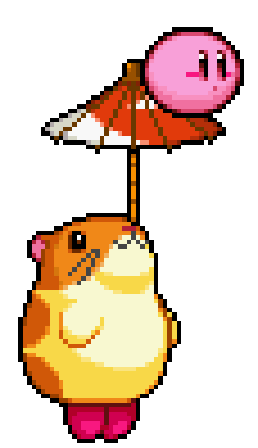 Jon 新旧比較 枚数も増えて滑らかな動きになりました カービィはそのまま