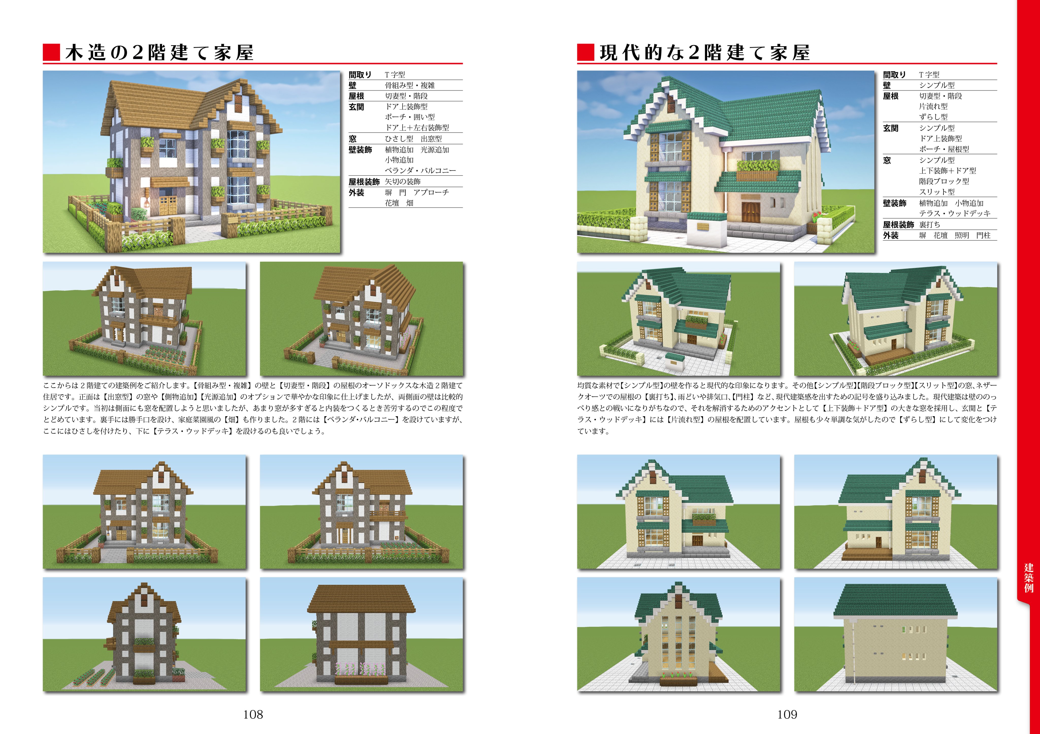 ハヤシ 今クラ11本日投稿 新刊 Minecraft 組み合わせ式建築法 総集編 過去シリーズを大幅に加筆修正して１つにまとめた パーツを自由に組み合わせて様々な建物が作れるマイクラ建築本 112種類の型と32軒の建築例であなたの建築をサポートします B5