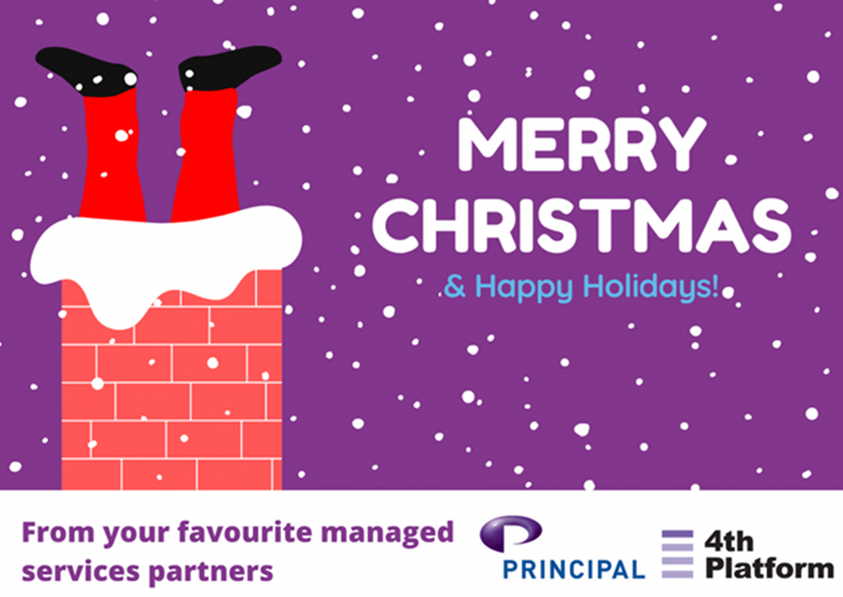 Merry Christmas from everyone at Principal and 4th Platform