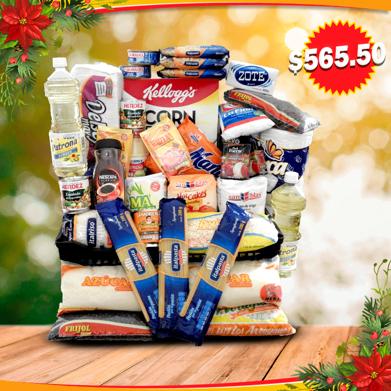Comercial_Meraz's tweet photo. ¿Aún no tienes tu regalo para mañana? La despensa contenedor es una excelente opción de regalo por la gran variedad de productos que contiene. Hasta agotar existencias. #SiempreTeDaMás https://t.co/xMjPTpdXur