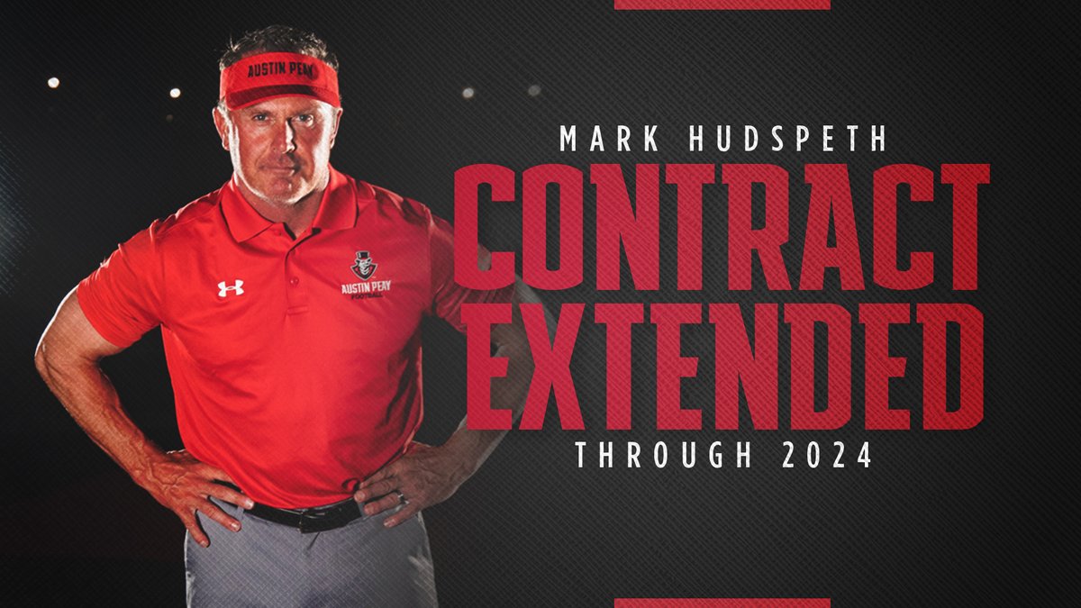 After leading the Govs to a record-breaking 2019 on and off the field, @APCoachHud is now the Govs 🎩 head football coach through 2024! 

🗞 | bit.ly/2QgWaTp

#CutDifferent 
#LetsGoPeay