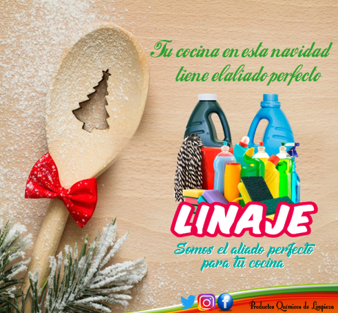 LinajedDios2013's tweet photo. ¡Tu cocina en esta navidad tiene el aliado perfecto!
Linaje en limpieza en el cuido de tu cocina somos tu solución.
#lavaplatos
#desengrasante
#limpiaceramica
#jabonmultiuso
#despensa
#horno
#menu
#diciembre
#navidad
#feliznavidad
#fabricacion #distribucion #comercializacion https://t.co/jaR33wlubg