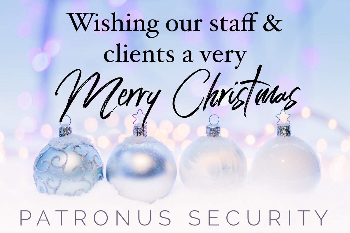 Patronusuk's tweet photo. Peace &amp; love to you all 🥂🎅🏻 #Patronussecurity #security #Christmas #Christmas2019 #securitytraining #Exeter #SecurityDevon #mondaythoughts https://t.co/LqhVWeee1r
