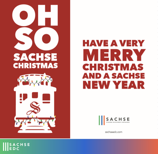 The Staff and Board of Directors of the Sachse EDC want to wish you and yours a VERY MERRY CHRISTMAS and a SACHSE NEW YEAR! #OhSoSachse #2020