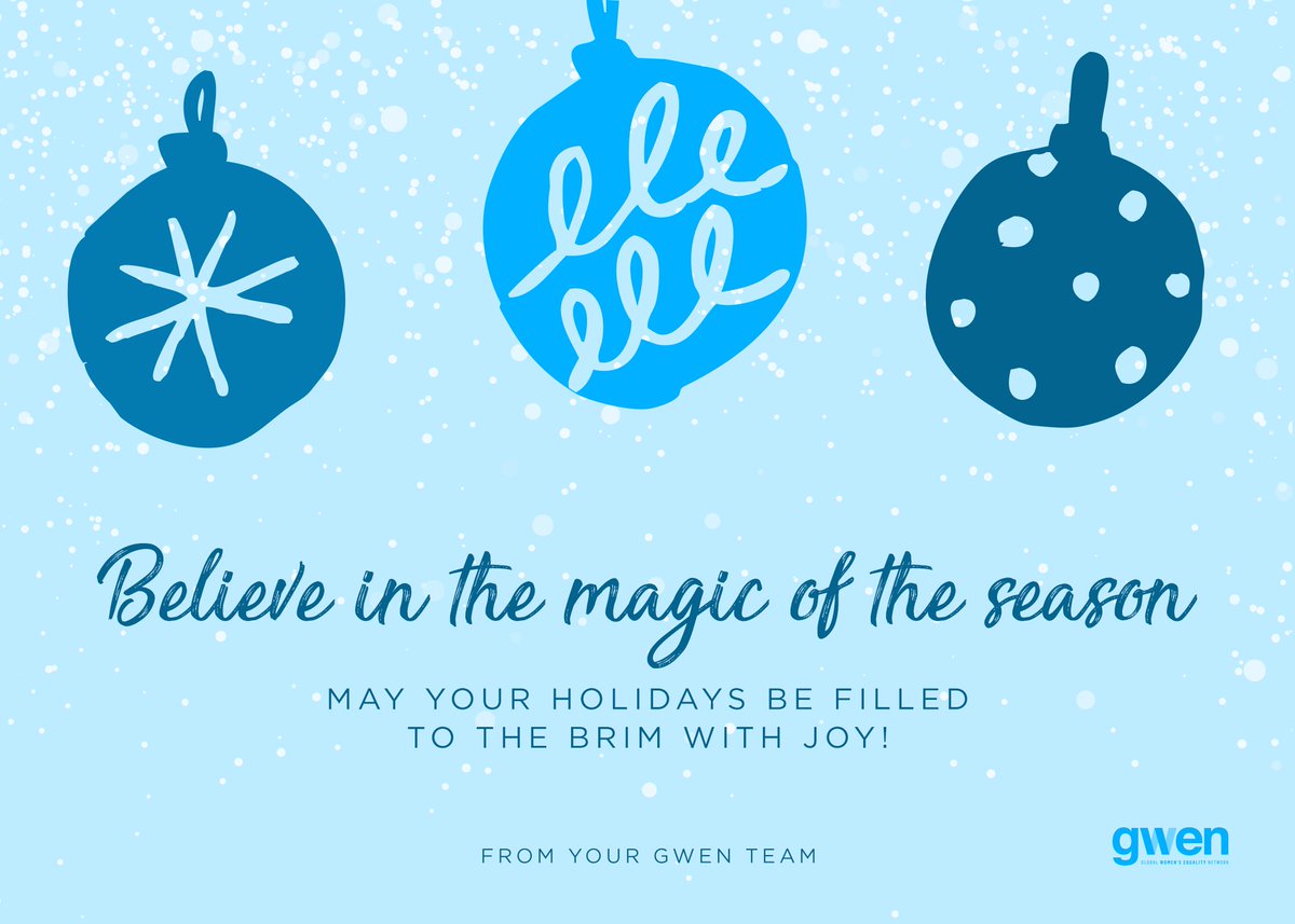 EdelmanGWEN's tweet photo. The GWEN team will be signing off for the holidays. Cheers to an awesome year and to new beginnings for 2020! https://t.co/JTu00UMgYR