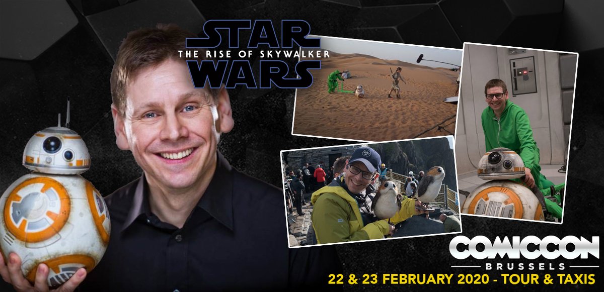 Brian Herring aka BB-8 from #StarWars is coming to Comic Con Brussels 2020! Buy your holiday discount tickets now : comicconbrussels.com