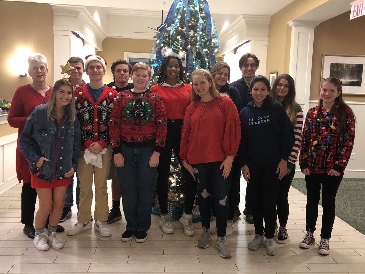 Thank you to the <a href="/sjcds/">St Johns Country Day School</a> chorus for singing at the Custead Hospice Care Center in Orange Park. Our patients, families and staff thoroughly enjoyed this festive visit!