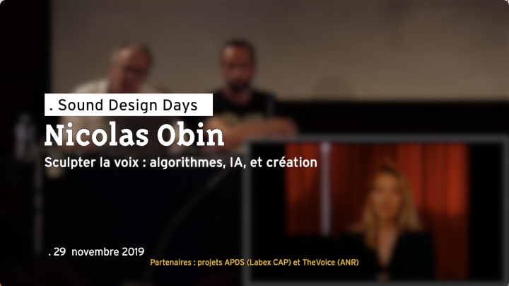 ircamforum's tweet photo. Retrouvez la conférence de Nicolas Obin à l’occasion des #SoundDesignDays 2019
Un point sur les innovations techniques et technologiques pour sculpter la voix au numérique 
https://t.co/EQAx6sHsNJ

#cinema #sounddesign #voicetech #media https://t.co/js2BfEhDHK