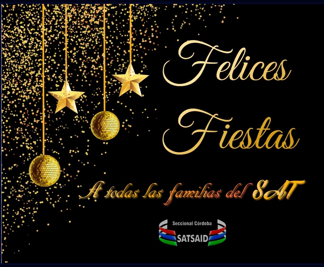 SATSAIDcordoba's tweet photo. El #SATSAIDCba les desea
🌟🌟FELICES FIESTAS🌟🌟
a todas las familias de #Televisión #SomosSATSAID 🔔🔔 https://t.co/PNHfs2Ei7N