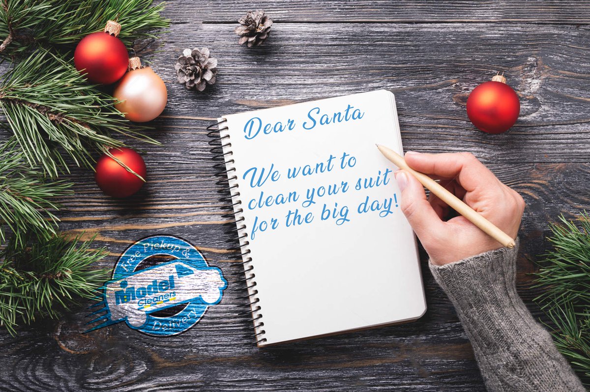 modelcleaners's tweet photo. Dear, Santa! Bring us your suit and we will clean it for the house for the big day!
#ModelCleaners #MondayMotivation #MerryChristmas https://t.co/AXDNSRs5nm