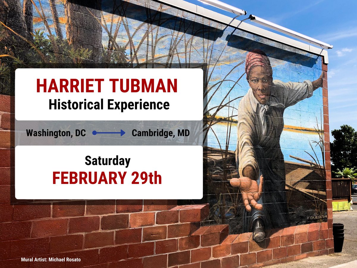 atourofherown's tweet photo. Join A Tour Of Her Own on a day trip from Washington, D.C. to Maryland’s Eastern Shore. Visit Harriet Tubman historical sites and dive deep into her life and legacy.

https://t.co/gL27jTFKj6 https://t.co/XJH2Jb2gvl