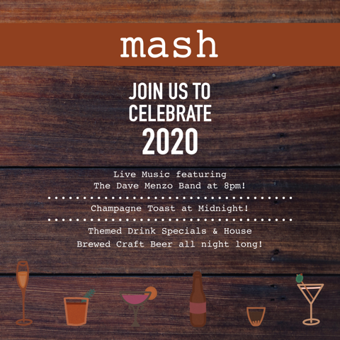 MashAnnArbor's tweet photo. Join us from 6pm-1am on New Year's Eve to ring in 2020 the right way. Cheers! #NEWYEARSEVE https://t.co/x778qVsbKW
