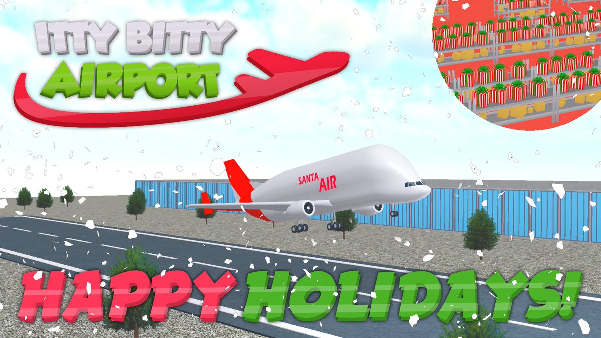 Nac O Lantern On Twitter I Ve Had Some Free Time So Decided To Do A Very Small Itty Bitty Airport Christmas Update There Is A Christmas Map Music And A Few Holiday - roblox itty bitty airport codes