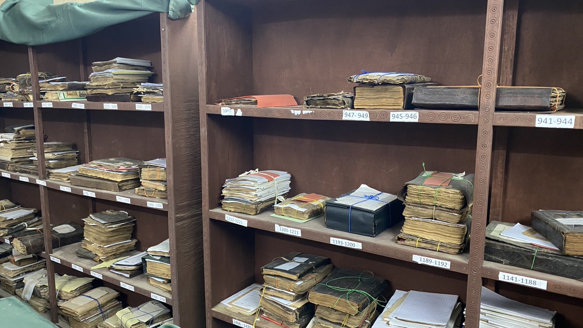 More manuscripts at Al Wangari Library. 
