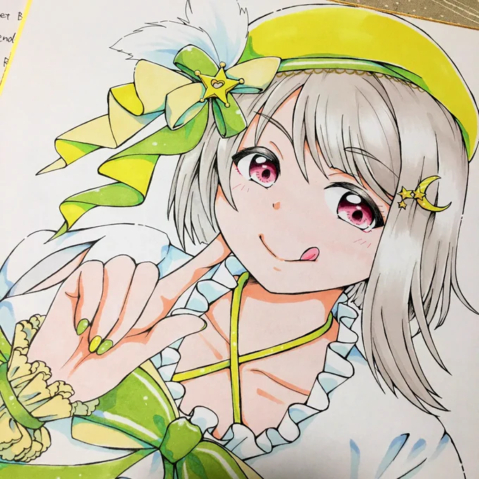 かすか…かすみん塗れました??✨ 