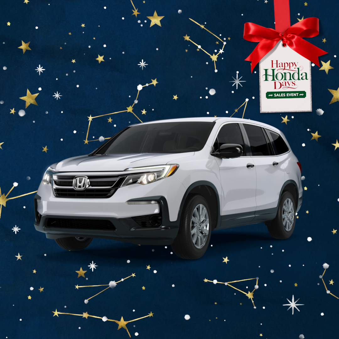 GarberHonda's tweet photo. The drive to Grandma’s has never been more fun. Shop for your Pilot today at the Happy Honda Days Sales Event, only at your local Honda dealer. https://t.co/25UHTAwgXt