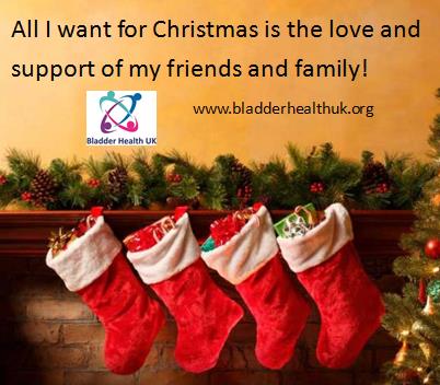 BladderHealthUK's tweet photo. The support of friends and family over the festive period can make it so much easier for sufferers to enjoy things! #interstitialcystitis #chroniccystitis #overactivebladder #continence #LivingPostively https://t.co/3e7IGaDoXI