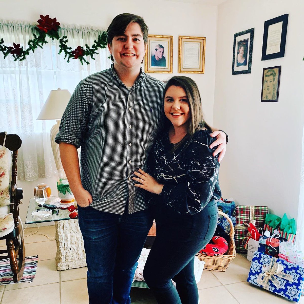 CJRay's tweet photo. Our youngest just got engaged!! I finally have my son! 😂 Seriously, we couldn’t be more blessed than to have such an amazing young man love and cherish our baby girl. We are over the moon with excitement and joy. 💍🥂💕#shesgettingmarried https://t.co/RexdibkMWj