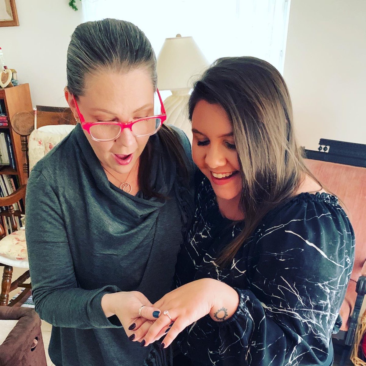 CJRay's tweet photo. Our youngest just got engaged!! I finally have my son! 😂 Seriously, we couldn’t be more blessed than to have such an amazing young man love and cherish our baby girl. We are over the moon with excitement and joy. 💍🥂💕#shesgettingmarried https://t.co/RexdibkMWj