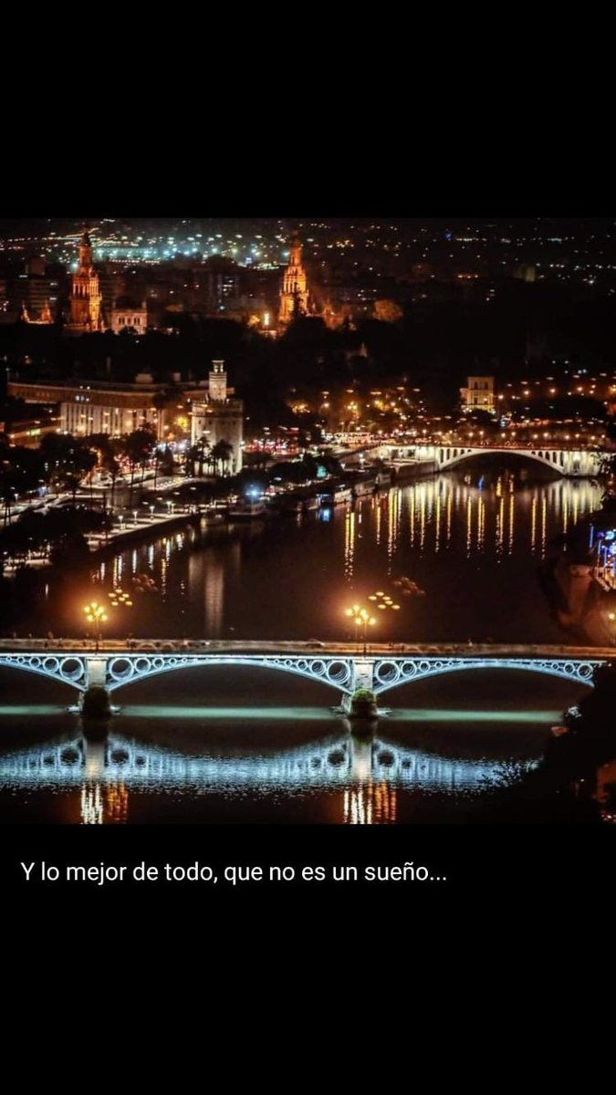 PerfilesSVQ's tweet photo. Desde Perfiles de Sevilla lanzamos esta pregunta ¿Desde dónde se habrá tomado esta imagen tan hermosa de la ciudad en la noche? https://t.co/1Hh1v7txpz